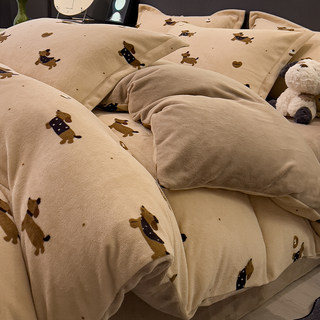 冬季加厚被套牛奶绒单件150x200双面加绒珊瑚绒儿童被罩2025新款