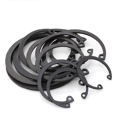Positive Zong 65 manganese GB893 hole card clamping hole with elastic C type clasp C type snap spring card ring Phi 3 2-Phi 9 0