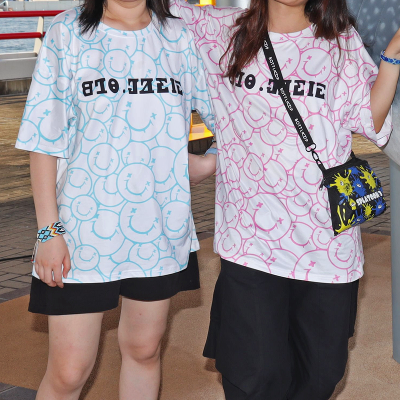 【Pre-Order】Spray Drip Fish Print Top Pajamas Plus Size T-Shirt Women's Loose Top