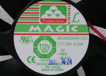 Original loaded MAGIC MGA9224XR-O25 0 24V 22A 9CM 9CM frequency converter cooling fan