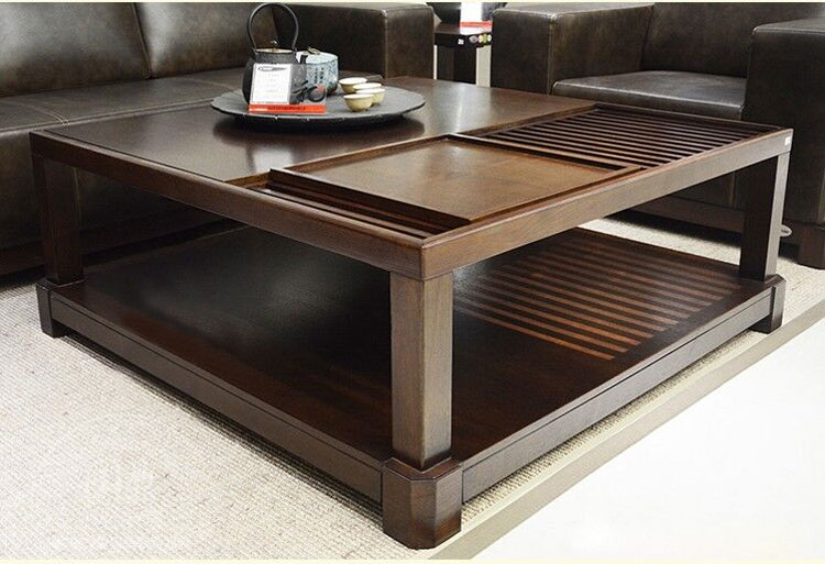 Mới Trung Quốc gỗ rắn văn phòng kết hợp đồ nội thất hiện đại Bắc Âu cao cấp bàn lớn quản lý bàn ông chủ - Nội thất văn phòng bàn họp chân sắt