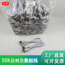 Dual head USB port data line for public 4-core copper set-top box notebook computer radiator line mobile hard drive line