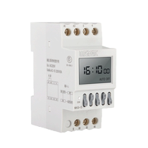 Microcomputer time control switch long delay range programmable year month day hour and minute NKG time controller