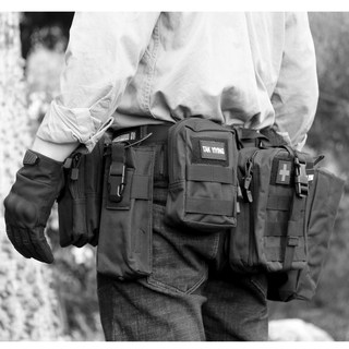 Outdoor tactical waist bag WJTWZY multifunctional