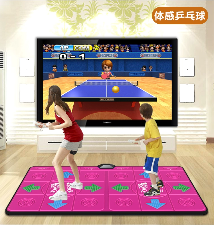 Vua đúp nhảy thảm nhảy không dây máy tính truyền hình nhà kép sử dụng vũ cơ thể một cảm giác của trò chơi chạy để giảm cân