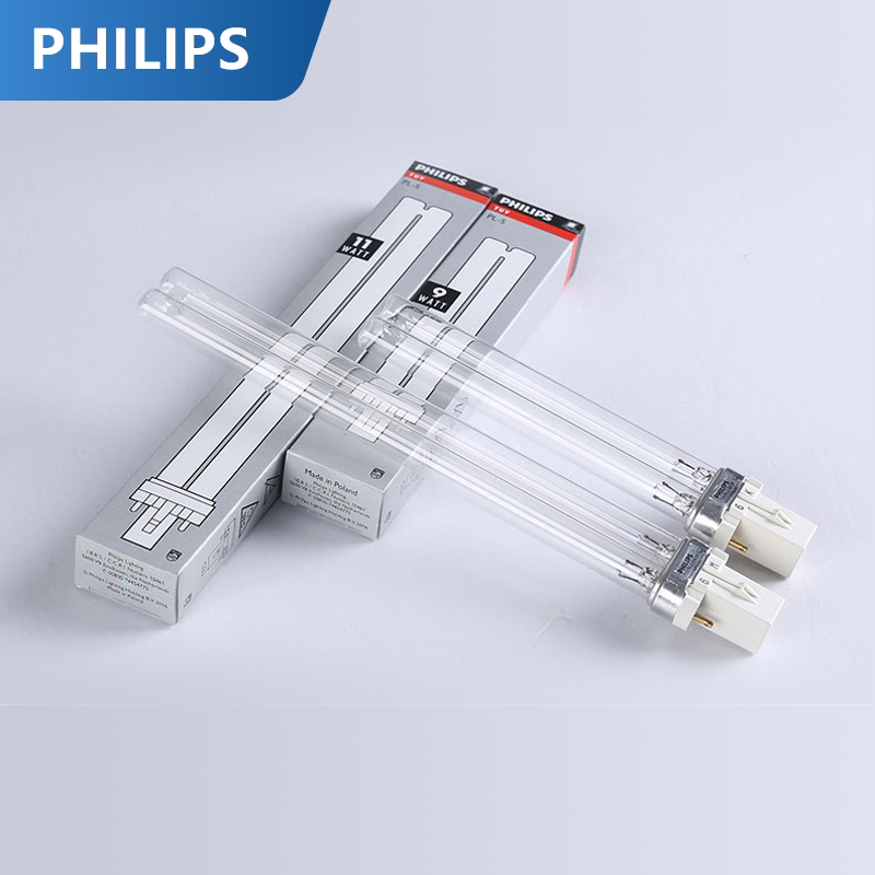 Philips UVC UV Disinfection Lamp TUV PL-S 9W 11W Inductant 2P Sterilization H Import Lamp