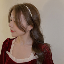 Rhinestone hairband Net red 2020 new headband women go out simple hair accessories simple pressure hair headgear summer