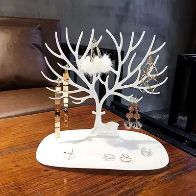 Earring rack Jewelry display rack Stall branch jewelry women's new household storage ear pendant earrings storage shelf