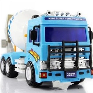 Li Li ENGINEERING VEHICLE SERIES INERTIAL ENGINEERING VEHICLE TOY MIXER 32821 (rotatable) Cement truck