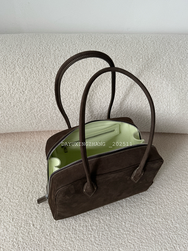 Daewoo Surname LAOSHU [Matcha Raw Chocolate Coffee] Retro Frosted Texture Underarm Boston Small Size