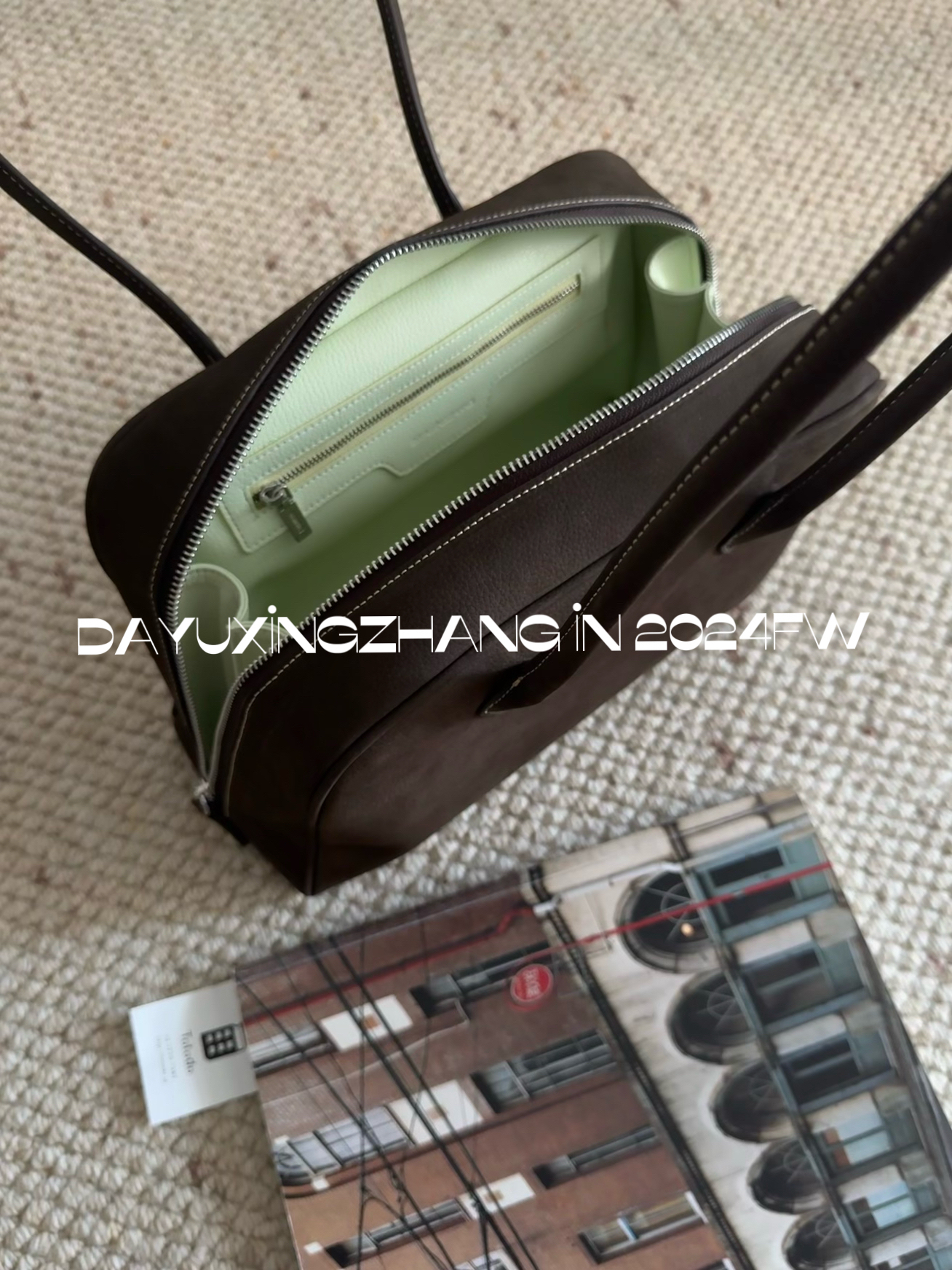 大宇張の自家製【抹茶チョコレートコーヒー】レトロなマットな質感の脇下ボストントランペット