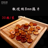 Браслет, кожаные бусины, четки из круглых бусин, четки бодхи, аксессуар