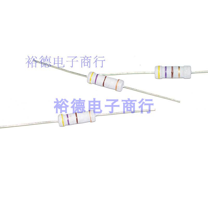 整盒价 270R 1/4W 0.25W 蓝色 1% 碳膜电阻 铁脚 金属膜 直插电阻