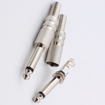 6 3 6 35 plug 6 5 plug single sound microphone microphone audio connector big two core