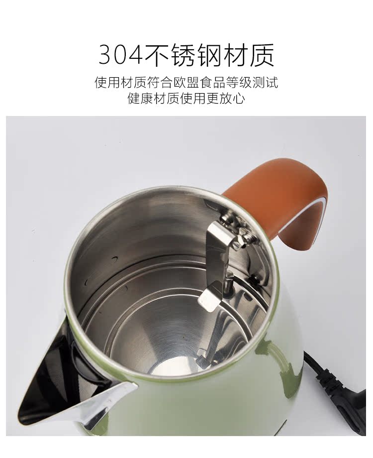 Ấm đun nước bằng thép không gỉ Delonghi / Delong KBO2001 304, nước sôi 煲 ấm dung tích lớn - ấm đun nước điện ấm siêu tốc goldsun
