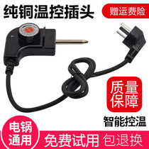 Korean barbecue grill wire Electric baking tray plug-in temperature control power cord Electric hot pot plug file temperature control plug