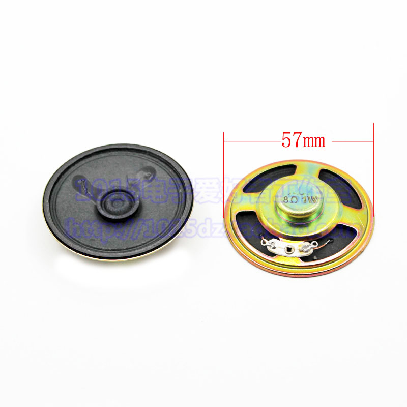 8R 1W 57MM round full paper basin horn 8 Euro 1W 18MM internal magnetic horn voice speaker