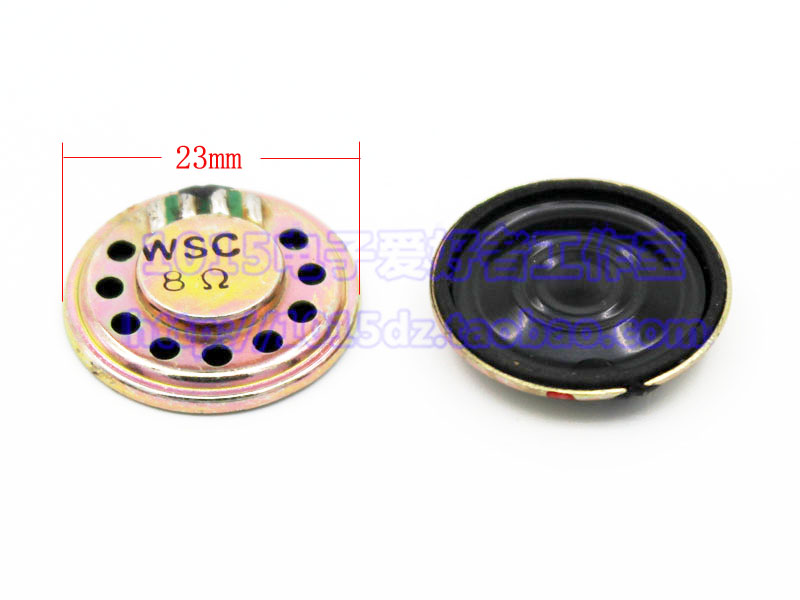 Small speaker 8R0 5W diameter 23MM 8 Euro 0 5 watts ultra-thin speaker doorbell toy car small speaker