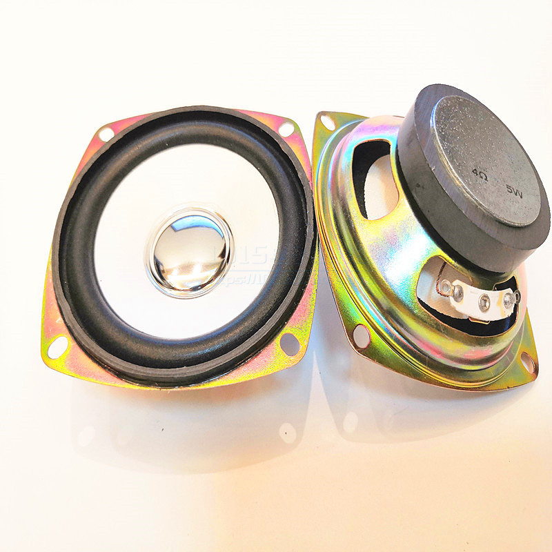 4R 5W 78MM 3 inch square white basin black basin cap foam edge 45 external magnetic full frequency bluetooth audio speaker