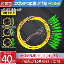 Radio and Television SC FC LC APC 12 core bundle single-mode pigtail APC radio and television special CATV fiber optic jumper