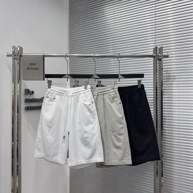 Physical Goods ~ the King of Shorts! Produced by Qianshang! Korean Style Outfit! New Summer Solid Color Wide-Leg Shorts, Five-Point Shorts Physical Goods ~ the King of Shorts! Produced by Qianshang! Korean Style Outfit! New Summer Solid Color Wide-Leg Shorts, Five-Point Shorts