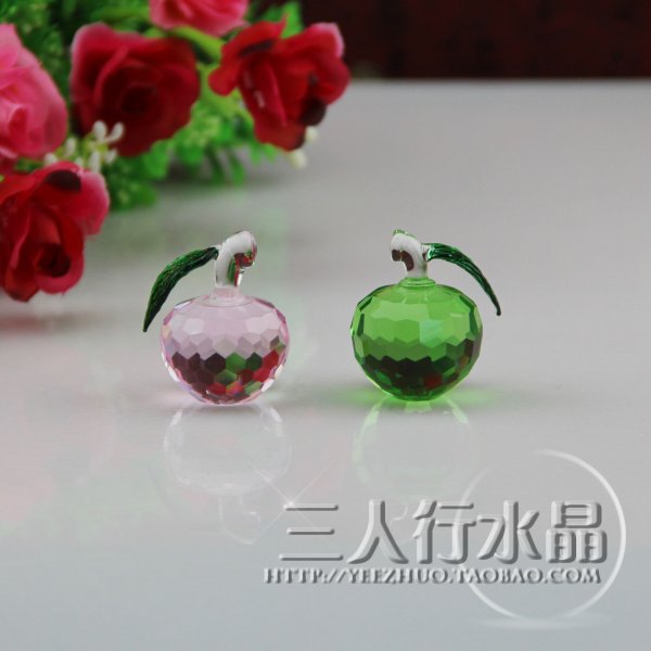 Trang trí pha lê Apple Điện thoại di động Kính truy cập Trang sức sáng tạo Trang trí phòng cưới Giáng sinh Quà tặng sinh nhật xây tường trang trí phòng khách