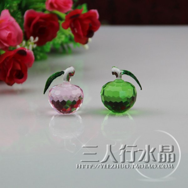 Trang trí pha lê Apple Điện thoại di động Kính truy cập Trang sức sáng tạo Trang trí phòng cưới Giáng sinh Quà tặng sinh nhật xây tường trang trí phòng khách