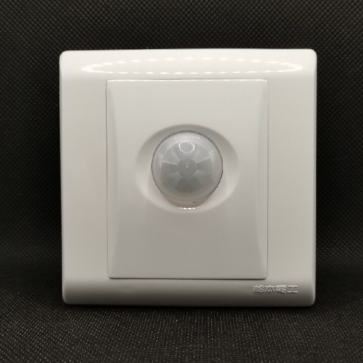 Type 86 concealed human body induction switch 220v corridor intelligent light control lamp infrared induction delay home three-wire