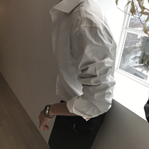 MASONPRINCE treasurer self-reserved ins early spring every man should have a solid color white shirt