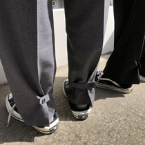 MASONPRINCE summer casual pants mens Korean version of the trend solid color versatile wide leg pants straight loose pants