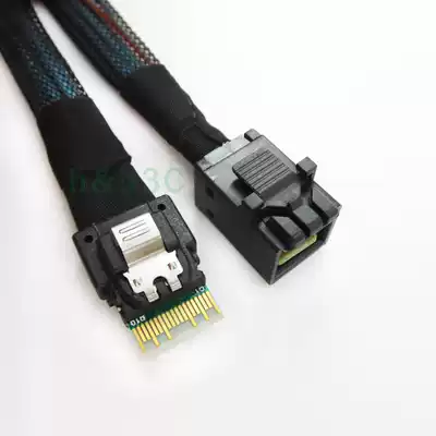 Slim SAS 4 0 SFF-8654 to Mini sas HD SFF-8643 cable 0 5 m 1 m