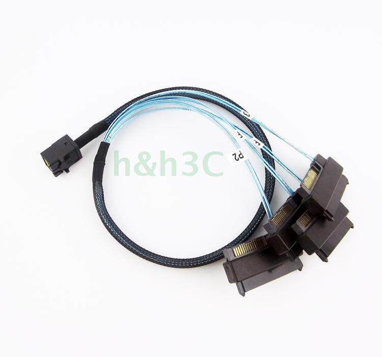 Brand new MINI SAS line SFF8643 4SAS 4SAS 29P SFF8482 server motherboard 1 drag 4 hard disc line