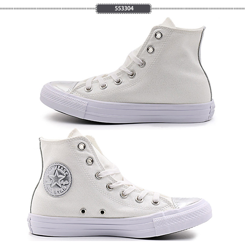 Authentic Converse 2016 mùa thu lấp lánh sequin lấp lánh của phụ nữ giày converse run star hike