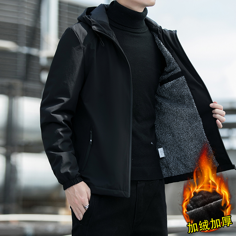 2026 New Autumn and Winter Men's Jacket, New Windproof, Fleece-Lined, Thickened, Cold-Proof, Warm, Trendy Outdoor Jacket 2026 New Autumn and Winter Men's Jacket, New Windproof, Fleece-Lined, Thickened, Cold-Proof, Warm, Trendy Outdoor Jacket