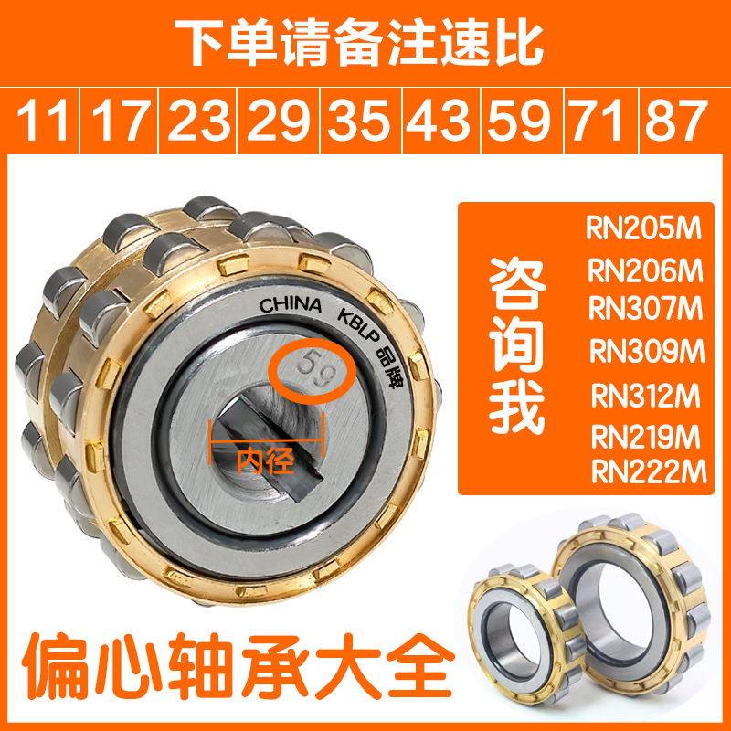 Cycloid reducer eccentric bearing RN205 rn206 RN307 RN309 RN312 M 502205