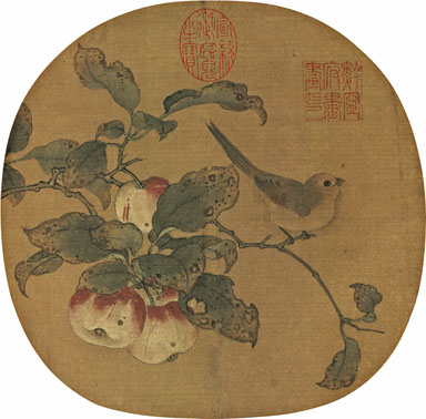 Copy Print Song Famous Fruits Cooked to poultry 25x24 5cm Silk ben-Taobao