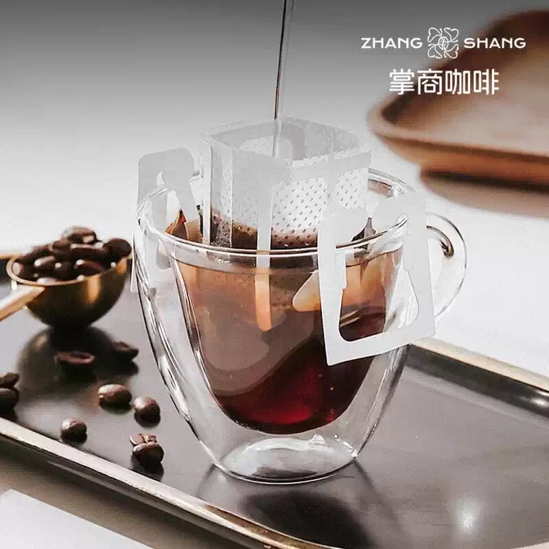 掌商混装挂耳咖啡200g小粒精品中深烘焙美意式拼配拿铁咖啡粉过滤