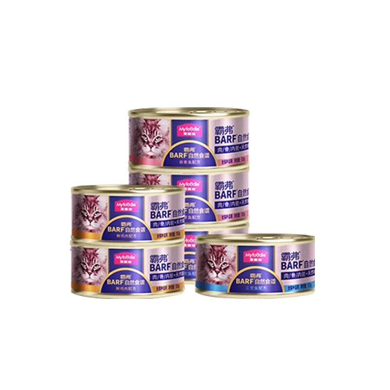 麦富迪barf猫罐头冻干主食罐鲜肉增肥生骨肉成幼猫粮猫咪湿粮零食
