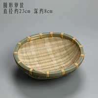 Темно -серый раунд 23 см.