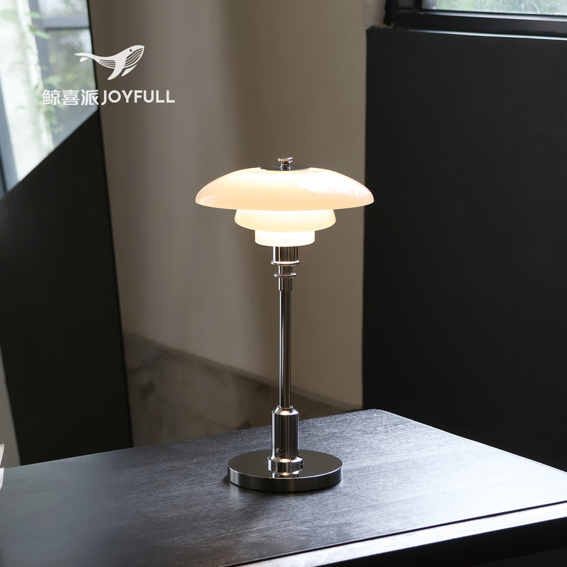 Whale Xipai︱Vintage Danish Designer Ph Rechargeable Table Lamp, High-End Soft Decoration Model Room Dining Room Bedside Atmosphere Lamp Whale Xipai︱Vintage Danish Designer Ph Rechargeable Table Lamp, High-End Soft Decoration Model Room Dining Room Bedside Atmosphere Lamp