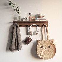 Word-lined shelf Living room Kitchen Wall Shelf containing Decorative Wall-mounted Wall Shelf Xuanguan Hanging Clothes Hook