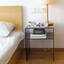 Versatile cabinet acrylic bed head cabinet modern minimalist transparent shelf floating window corner a few creative sofas edge a few