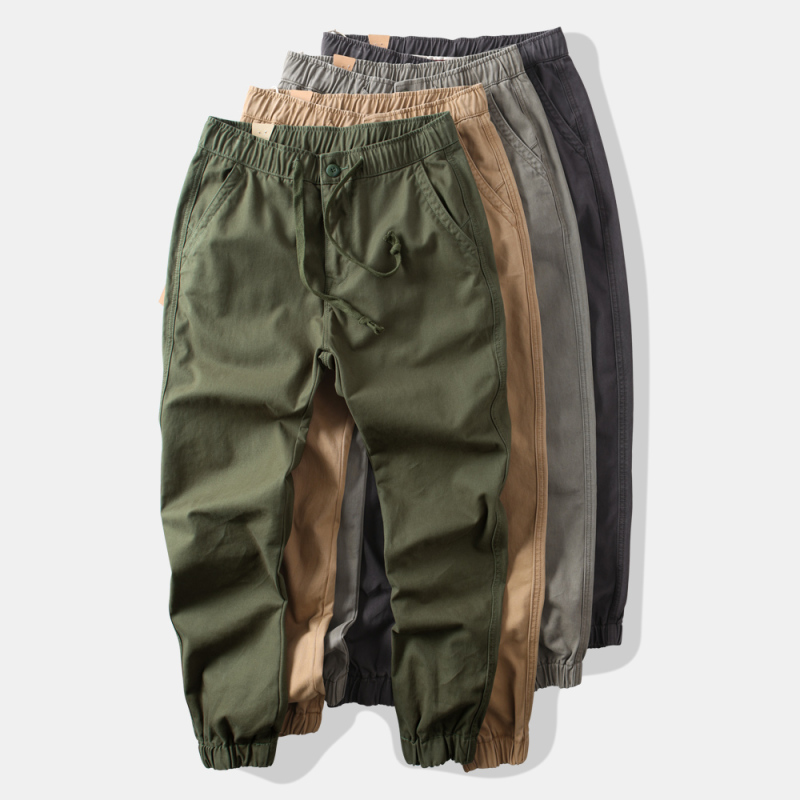 Heavyweight Pure Cotton Japanese Retro Men's Jogger Pants Loose Cargo Pants Casual Straight-Leg Outdoor Army Green Tapered Pants Heavyweight Pure Cotton Japanese Retro Men's Jogger Pants Loose Cargo Pants Casual Straight-Leg Outdoor Army Green Tapered Pants