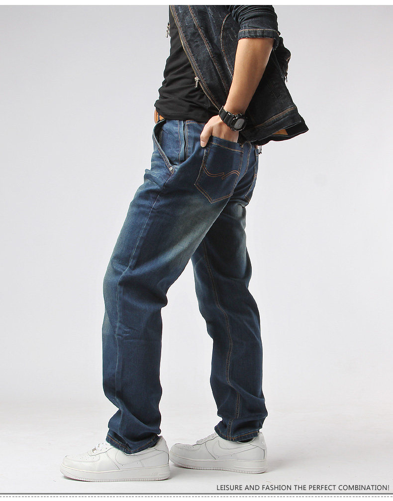 Jeans droite en vrac YZGF en coton pour Quatre saisons - Ref 1464905 Image 20