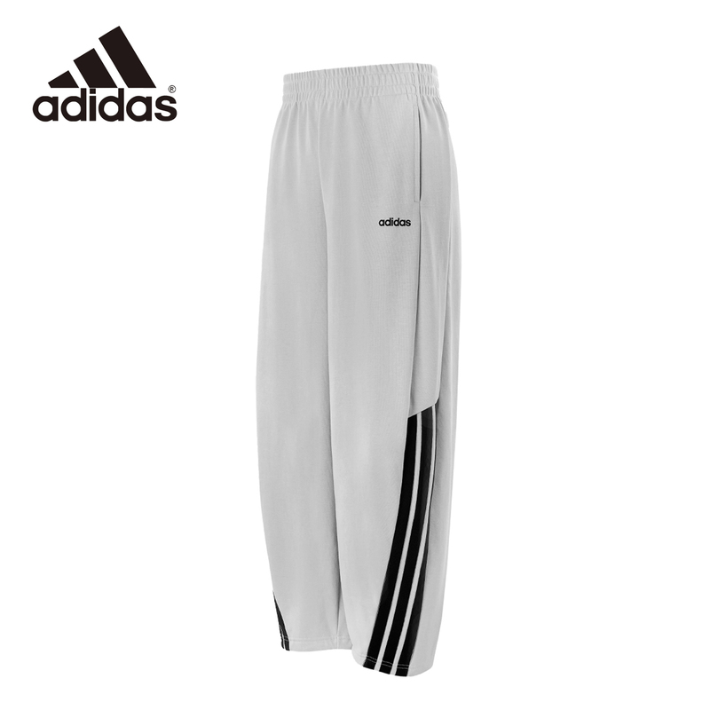 Adidas Women's Pants 2026 New Sports Long Pants Loose Straight Knit Sweatpants Hz9508