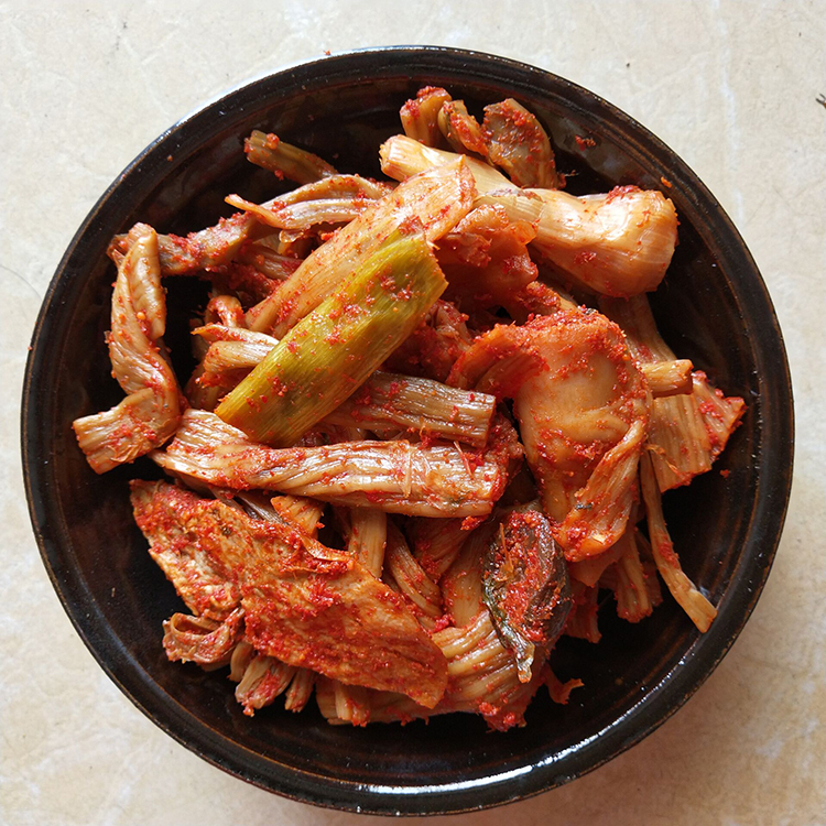 Gui Creek lettute Jiangxi Tefic handmade Nai vegetable township Lower earth products No Add farmhouse pickled pickle pickles 1 catty