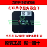 Сервер печати Kyocera поддерживает удаленную печать беспроводной сетевой сервер печати облачный окно маленькое черное ящик