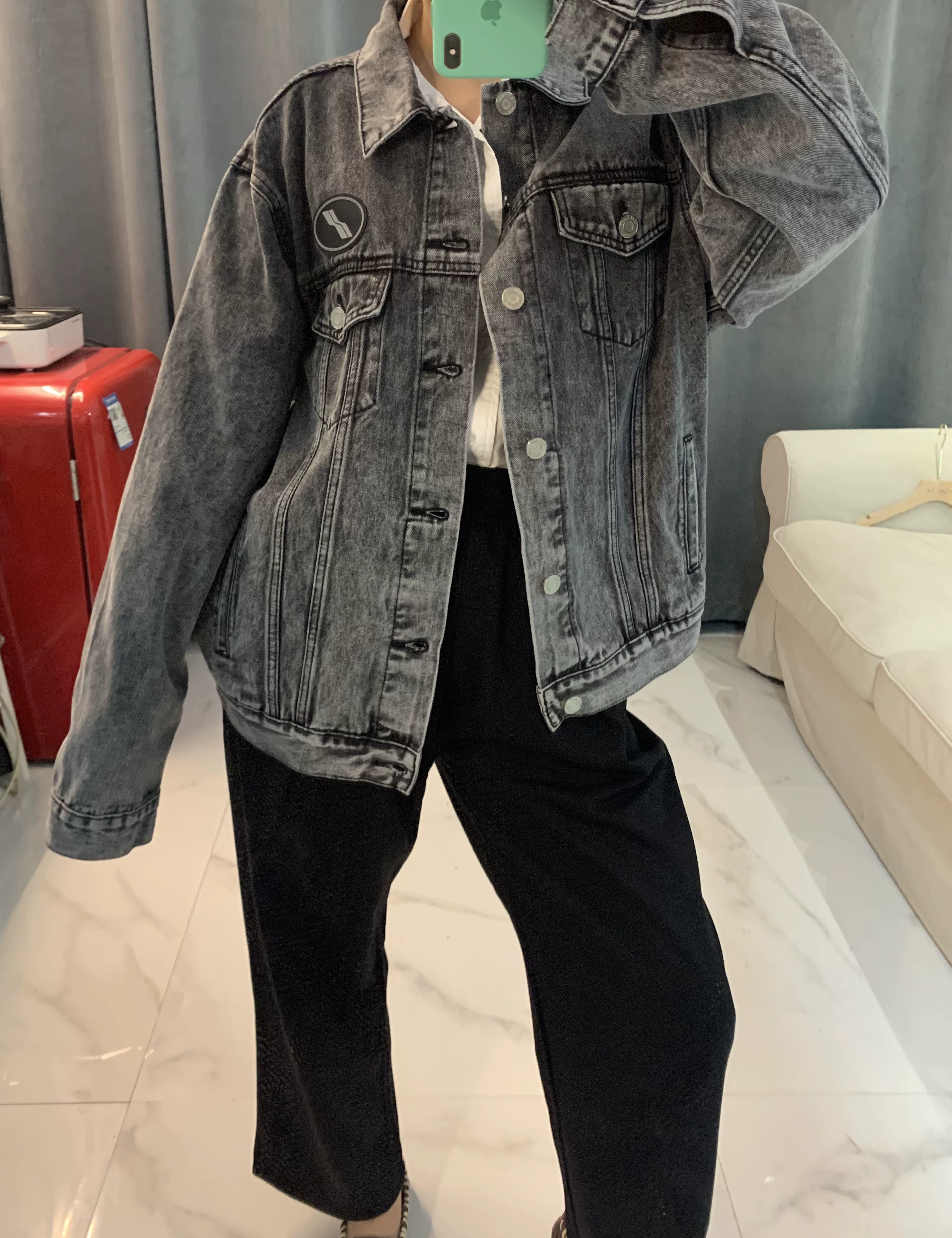 Куртка бренда denim WE11DONE, свободный крой