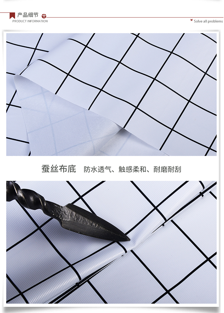 Pvc không thấm nước khăn trải bàn vải không thấm nước chống cặn dầu chống thấm dùng một lần bàn kẻ sọc bàn cà phê bàn ​​lưới vải đỏ - Vải vải tự làm cotton thô