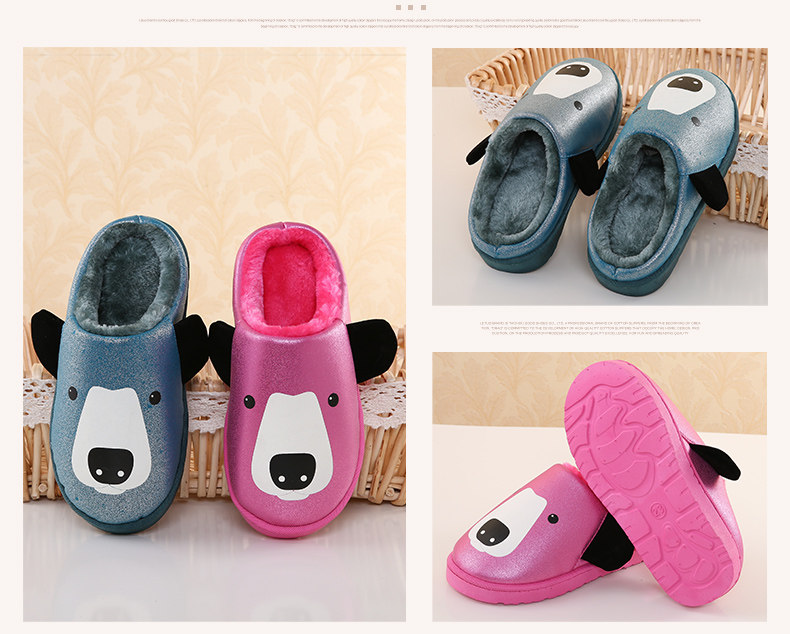 Pantoufles enfants en autre pour hiver - semelle caoutchouc - Ref 1011444 Image 25